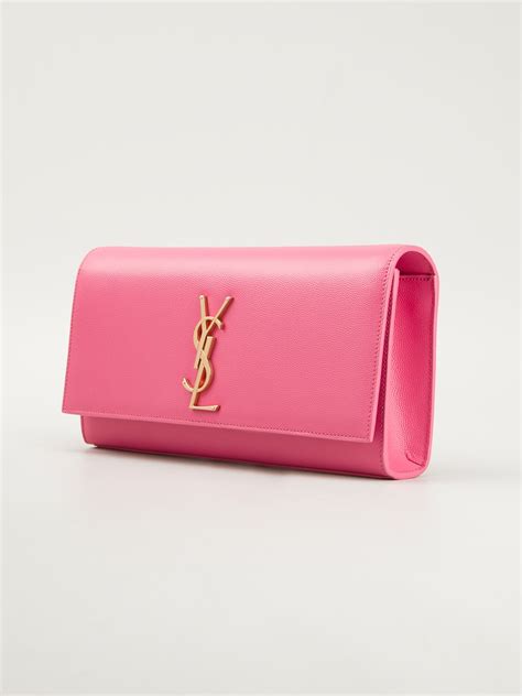 yves saint laurent clutch pink|saint laurent evening clutch.